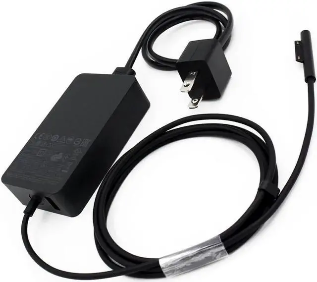 Alt view image 7 of 7 - 15V 2.58A Surface 44W Power Supply for Surface Pro 6 Charger Surface Laptop 2 Pro 5 Pro 4 Pro 3 Go Microsoft 1800 Surface 44W Power Ac Adapter Cord with 5V USB Port and US Extension Cord