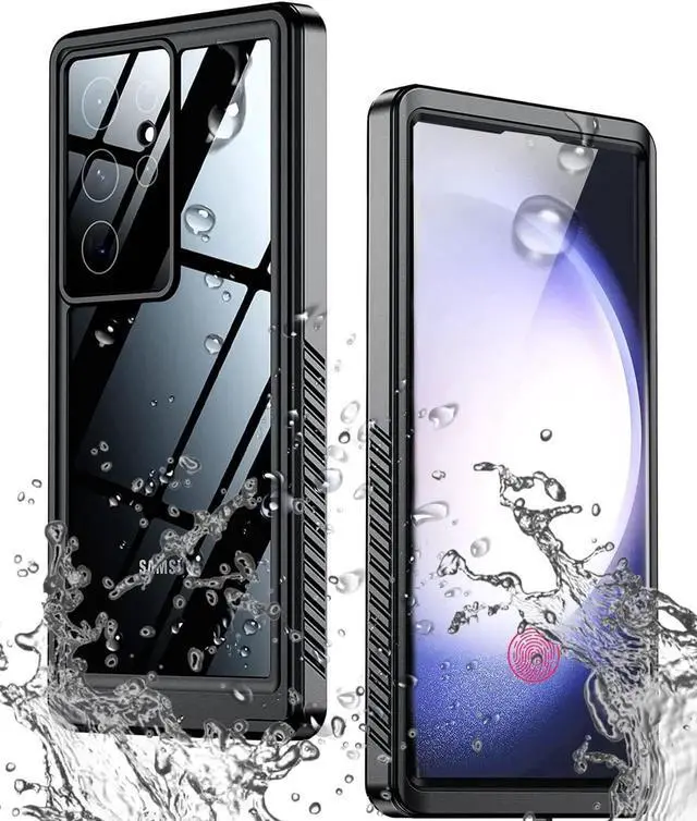 Main image of Compatible for Samsung Galaxy S23 Ultra Case Waterproof, S23 Ultra Waterproof Case with Built-in Lens & Screen Protector Full Body Protective Case for Galaxy S23 Ultra 6.8'' 2023, Black