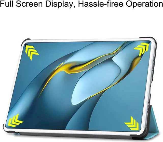 Alt view image 7 of 7 - Case For Huawei MatePad Pro 10.8 2021 2019, Shockproof Protective Cover Ultra Light Slim Cover with Trifold Kickstand