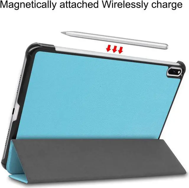 Alt view image 5 of 7 - Case For Huawei MatePad Pro 10.8 2021 2019, Shockproof Protective Cover Ultra Light Slim Cover with Trifold Kickstand