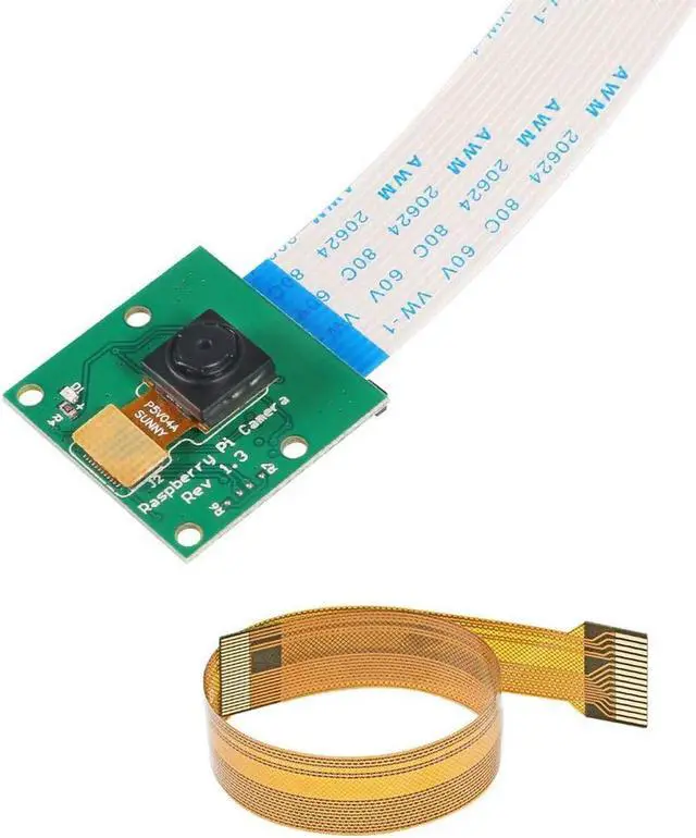 Main image of Raspberry Pi Zero CSI Mini Camera Module 5MP 1080p Webcam Support OV5647 Sensor Video with Pi Zero Ribbon Cable & FPC Cable Camera Module for Raspberry Pi Model A B B+ Pi 2 and Raspberry Pi 3 Pi Zero