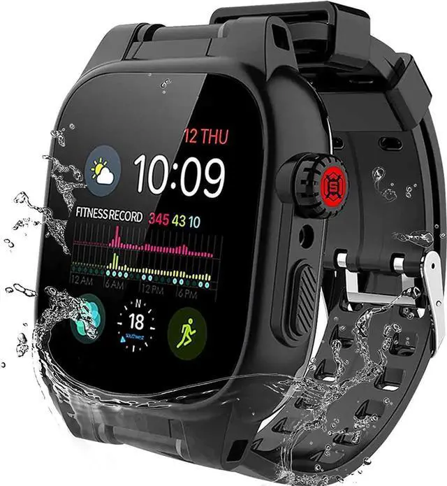 Main image of Apple Watch Series 3 / 2 42mm Waterproof Case, Built-in Screen Protector 360 Full-Body Protection, Dustproof Shockproof Cover For Apple Watch 42mm Series 3 Series 2