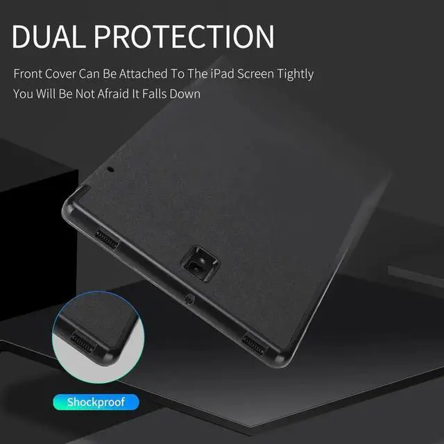 Alt view image 5 of 6 - Case for Samsung Galaxy Tab S4 10.5 Inch 2018 Tablet Model SM-T830 T835 T837 Cover with S Pen Holder Auto Sleep Wake