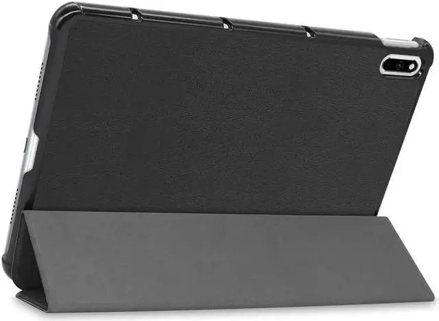 Alt view image 4 of 6 - Case for Huawei MatePad 10.4 inch 2020 (BAH3-AL00/BAH3-W09), Slim Lightweight Tri-Fold Stand Smart Shockproof Protective Cover with Auto Sleep/Wake Black