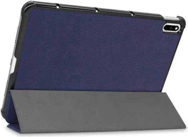 Alt view image 6 of 7 - Case for Huawei MatePad 10.4 inch 2020 (BAH3-AL00/BAH3-W09), Slim Lightweight Tri-Fold Stand Smart Shockproof Protective Cover with Auto Sleep/Wake Blue