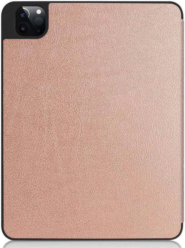 Alt view image 2 of 7 - iPad Pro 11 inch Case 2021 with Pencil Holder, Slim Lightweight Trifold Stand Cover with Soft TPU Back Cover - Auto Sleep / Wake+Pencil Charging - Smart Case for iPad Pro 11 inch 2021 2020 2018