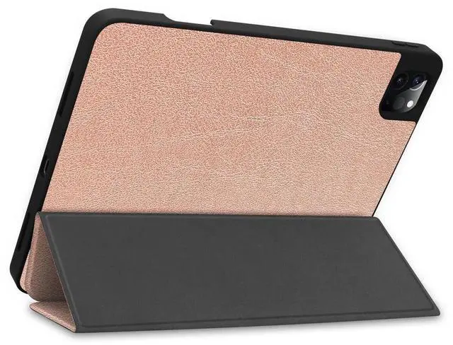 Alt view image 6 of 7 - iPad Pro 11 inch Case 2021 with Pencil Holder, Slim Lightweight Trifold Stand Cover with Soft TPU Back Cover - Auto Sleep / Wake+Pencil Charging - Smart Case for iPad Pro 11 inch 2021 2020 2018