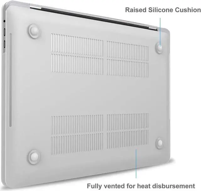Alt view image 6 of 7 - MacBook Pro 13 Case 2019 2018 2017 2016 Release A2159 A1989 A1706 A1708, Hard Case Shell Cover and Keyboard Skin Cover for MacBook Pro 13 Inch with/Without Touch Bar Clear
