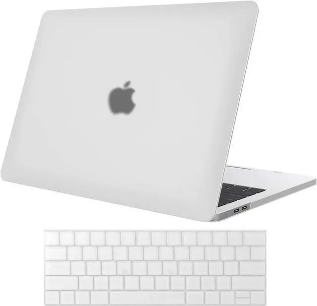 Main image of MacBook Pro 13 Case 2019 2018 2017 2016 Release A2159 A1989 A1706 A1708, Hard Case Shell Cover and Keyboard Skin Cover for MacBook Pro 13 Inch with/Without Touch Bar Clear