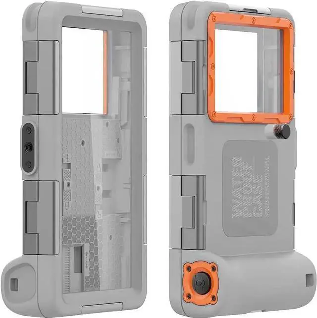 Main image of Professional 15m/50ft Snorkeling Underwater Phone case with Lanyard, Diving Swimming for Phone Screen in Size 4.7-6.9 inches Photo Video Waterproof Housing for iPhone Huawei Samsung Series etc