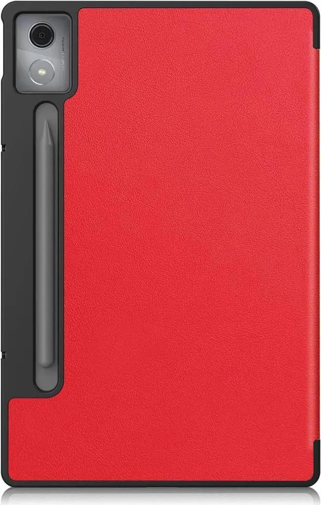 Alt view image 5 of 7 - Case for Lenovo Idea Tab Pro 12.7 inch 2025 TB-373FU TB-375FC, Slim Smart Cover Lightweight Hard Shell Protective Cover with Multi-Angle Stand, Universal Stylus Pen Red