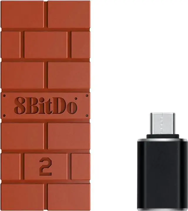 Alt view image 6 of 7 - 8Bitdo Wireless USB Adapter 2 for Switch/Switch2, Windows, Mac & Raspberry Pi, Compatible with Xbox Series X/S, Xbox One, Switch Pro, PS5 Controller and More with OTG Adapter
