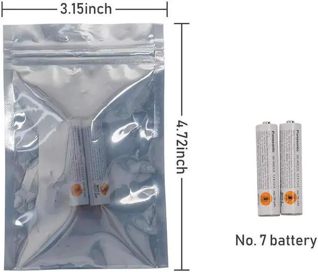 Alt view image 3 of 7 - WERLEO Hard Drive Antistatic Resealable Bags, 100pcs Assorted Sizes Suit for All Types of HDD SSD, ESD Shielding Bags for Desktop Laptop PC Accessories and Electronic Devices
