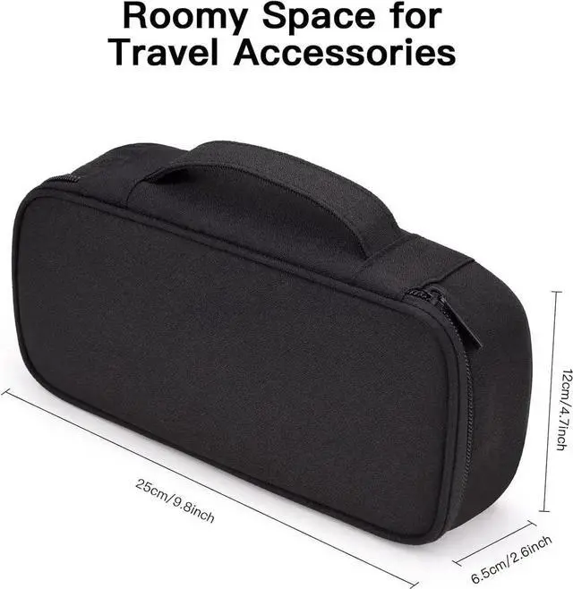 Alt view image 7 of 7 - Cable Organizer Bag, Electronic Organizer Travel Case for Charger & Cords, Travel Accessories, Portable Power Bank