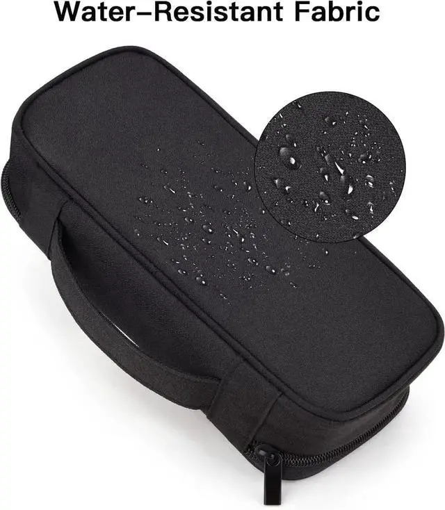 Alt view image 2 of 7 - Cable Organizer Bag, Electronic Organizer Travel Case for Charger & Cords, Travel Accessories, Portable Power Bank