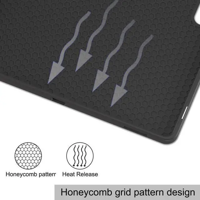 Alt view image 5 of 7 - Case for Samsung Galaxy Tab S10 Ultra 2024/ S9 Ultra 2023/ S8 Ultra 2022 14.6 Inch, Slim Smart Stand Cover Protective Cover with Pencil Holder, Stand, Universal Stylus Pen Blue