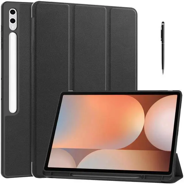 Main image of Case for Samsung Galaxy Tab S10 Ultra 2024/ S9 Ultra 2023/ S8 Ultra 2022 14.6 Inch, Slim Smart Stand Cover Protective Cover with Pencil Holder, Stand, Universal Stylus Pen