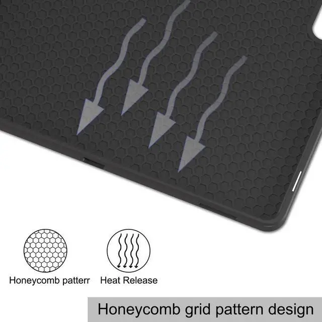 Alt view image 6 of 7 - Case for Samsung Galaxy Tab S10 Ultra 2024/ S9 Ultra 2023/ S8 Ultra 2022 14.6 Inch, Slim Smart Stand Cover Protective Cover with Pencil Holder, Stand, Universal Stylus Pen