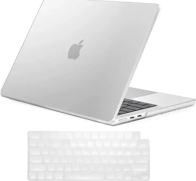 Main image of Compatible with MacBook Air 13.6 inch Case 2022 Release A2681 M2 Chip with Liquid Retina Display & Touch ID, Protective Plastic Hard Shell Case & Keyboard Cover Crystal Clear