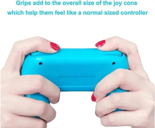 Alt view image 6 of 7 - Grip for Nintendo Switch Joy-Con, 2-Pack Switch Controller Grip Handle Kit for Nintendo Switch Joy-Con
