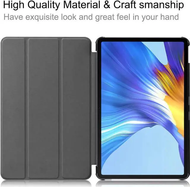 Alt view image 2 of 7 - Case for Huawei Honor V6 10.4 Inch 2020 Release (KRJ-W09) Smart Ultra Slim Leather Multi-Angle Viewing Stand Case with Auto Wake/Sleep for Huawei Honor V6 10.4" Tablet 2020