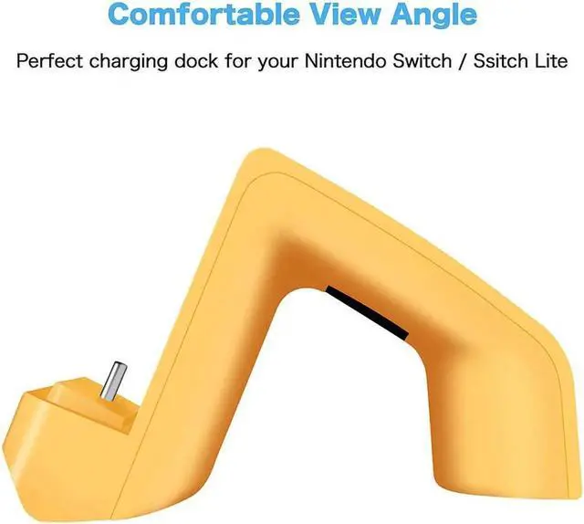 Alt view image 5 of 6 - Nintendo Switch Dock Mini Portable Charging Stand with USB Type C Port Replacement Charging Dock Station for Nintendo Switch and Switch Lite