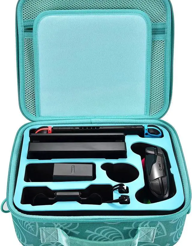 Alt view image 5 of 7 - Nintendo Switch Travel Case, Protective Case with Shoulder Strap Compatible with Nintendo Switch System