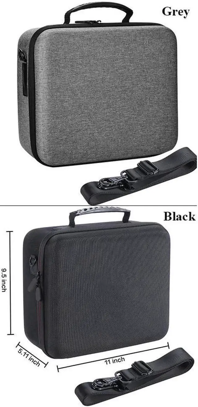 Alt view image 6 of 7 - Deluxe Carry Case for Nintendo Switch, Hard Travel Case Fit Nintendo Switch System and Pro Controller