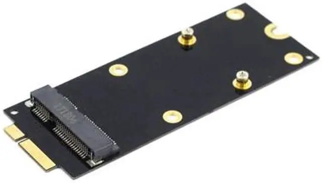 Alt view image 4 of 4 - mSATA mini-SATA SSD Slot to 7+17 pin Converter Adapter Card Support 2012 Year Macbook Pro laptop and IMAC A1398 A1425 MC975 MC976 ME662 ME664 ME665