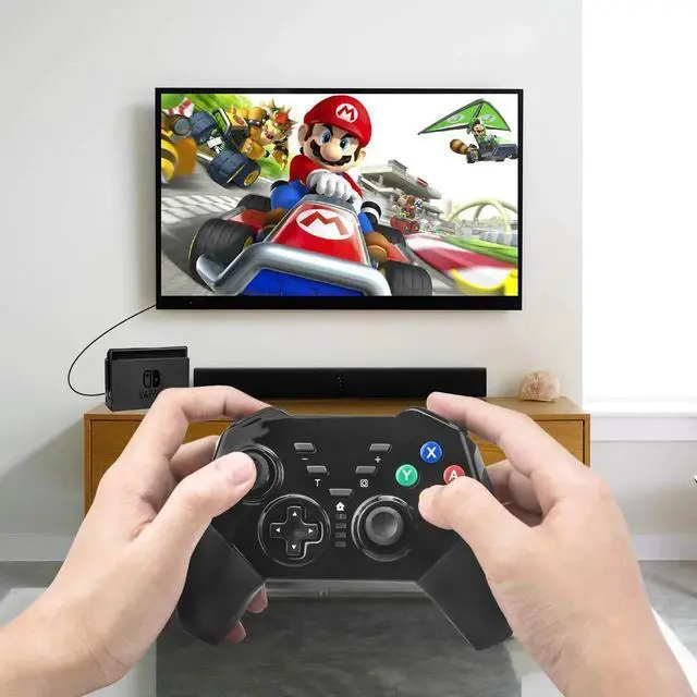 Alt view image 6 of 7 - Werleo Pro Controller for Nintendo Switch Bluetooth Gamepad Joypad Remote Compatible with Nintendo Switch Console