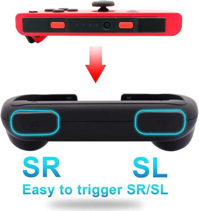 Alt view image 7 of 7 - Grips for Nintendo Switch Joy-Con, Wear-resistant Handle Kit for Switch Joy Cons Controller, 2 Pack