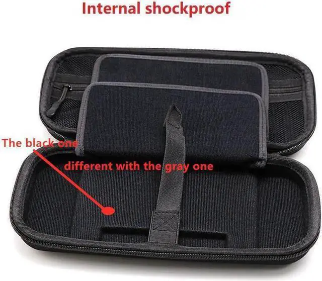 Alt view image 2 of 7 - Switch Carrying Case for Nintendo Switch With 21 Games Cartridges Protective Hard Shell Travel Carrying Case Pouch for Nintendo Switch Console & Accessories Gray