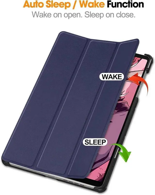 Alt view image 6 of 7 - Case for Lenovo Legion Y700 8.8 inch 2025 2023 TB-321FU TB-320FC, Slim Smart Cover Lightweight Hard Shell Protective Cover with Multi-Angle Stand, Universal Stylus Pen Blue