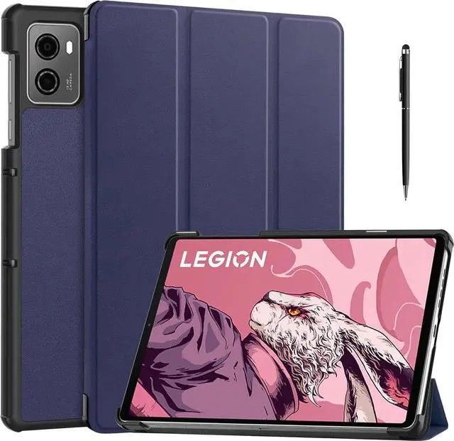 Main image of Case for Lenovo Legion Y700 8.8 inch 2025 2023 TB-321FU TB-320FC, Slim Smart Cover Lightweight Hard Shell Protective Cover with Multi-Angle Stand, Universal Stylus Pen Blue