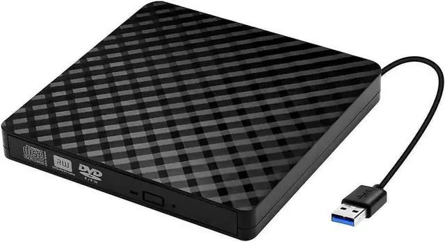 Main image of External CD Drive, Werleo Portable Slim USB 3.0 DVD CD Player Burner RW Writer, Copier, Reader for Laptop, Notebook, Desktop, Mac, Support Windows 7/ 8 / 10 / XP / Mac OS