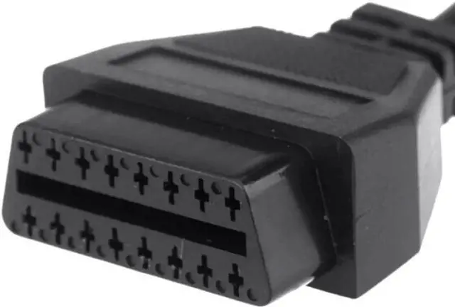 Alt view image 2 of 6 - OBD OBD2 Connector Diagnostic Adapter for Mazda 16 pin to 17 pin Adapter (Mazda-16T17)