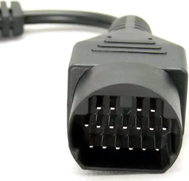 Alt view image 6 of 6 - OBD OBD2 Connector Diagnostic Adapter for Mazda 16 pin to 17 pin Adapter (Mazda-16T17)