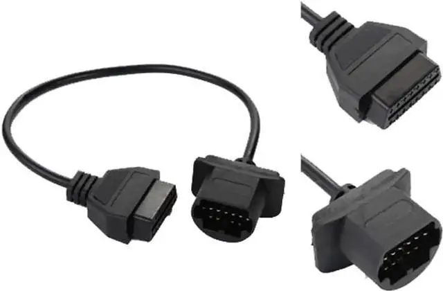 Alt view image 4 of 6 - OBD OBD2 Connector Diagnostic Adapter for Mazda 16 pin to 17 pin Adapter (Mazda-16T17)