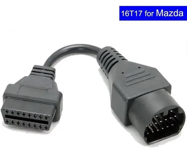 Main image of OBD OBD2 Connector Diagnostic Adapter for Mazda 16 pin to 17 pin Adapter (Mazda-16T17)