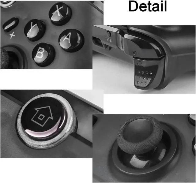 Alt view image 4 of 7 - Werleo Switch Pro Controller Wireless Controller Compatible with Nintendo Switch Supports Gyro Axis Function & Dual Shock