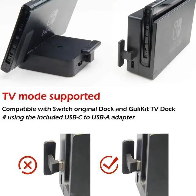 Alt view image 6 of 7 - GuliKit Route Air Pro Bluetooth Adapter for Nintendo Switch/Switch OLED/Switch Lite PS5 PS4 PC, Wireless Audio Transmitter with aptX LL, Support in-Game Voice Chat, Connect Bluetooth Headphones