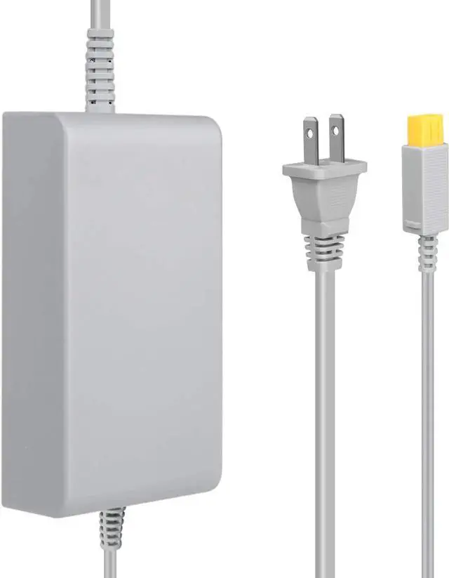 Main image of Wii U Controller GamePad Charger AC Adapter Power Supply Home Wall Travel Charging Cord Cable Accessories Kit 100-240V US Plug for Nintendo Wii U Gaming Console System