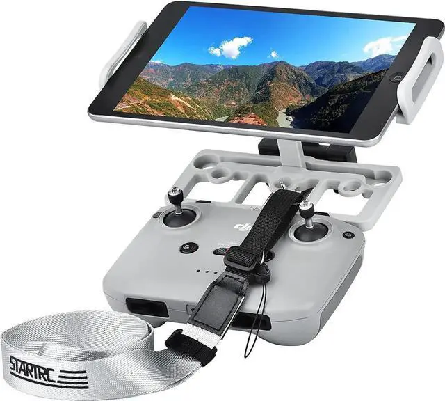 Alt view image 6 of 7 - Mavic Air 2S / Mini 2 Tablet Stand, Flexible 4-12 Inch Smart Phone & Tablet Mount Holder with Lightning & USB-C Cables for DJI Mavic Mini 2, Mavic Air 2S, Mavic Air 2, Mavic Mini Remote Controller