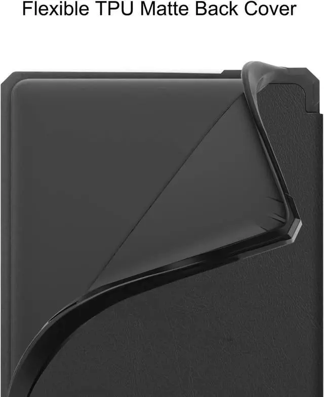 Alt view image 6 of 7 - Case for All-New Kindle 11th Generation 2022 Release, Ultra Thin Lightweight Smart Protective Durable Premium PU Leather Cover with Auto Sleep Wake Function with Universal Stylus Pen