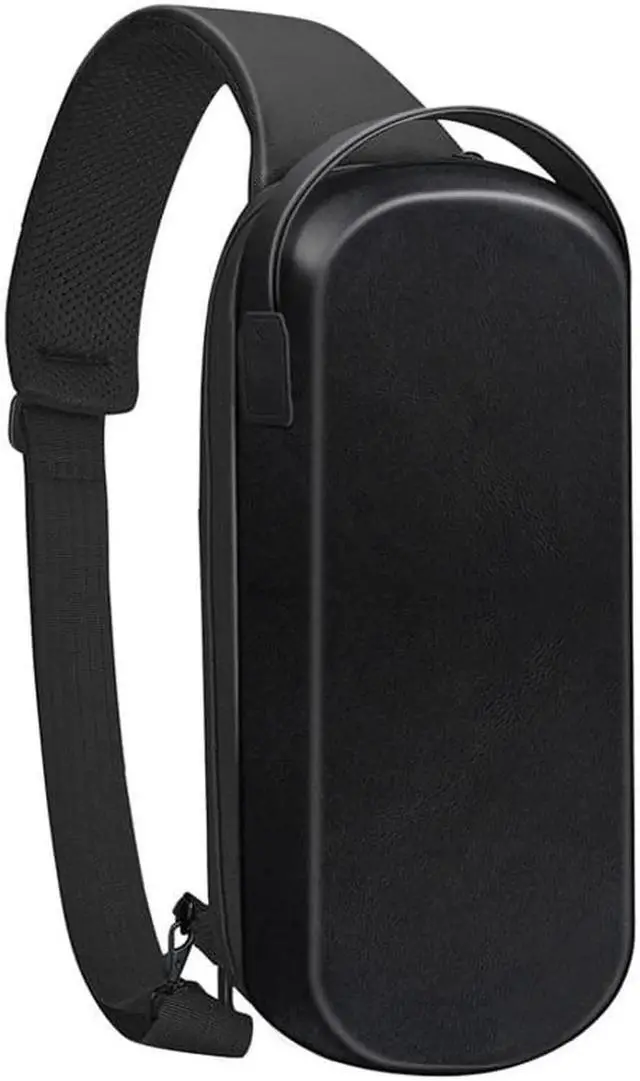 Alt view image 2 of 6 - Travel Carrying Case Storage Messenger Bag Hard EVA Travel Carry Pouch Anti-Scratch Waterproof Portable Cross Body Bag Portable Handbag for Steam Deck Game Console