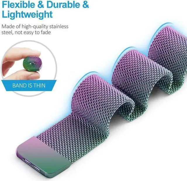 Alt view image 6 of 7 - Werleo Bands Compatible with Fitbit Inspire HR Bands / Fitbit Inspire Band,Inspire hr Metal Stainless Steel Magnetic Men Women Replacement Bands for Fitbit Inspire & Inspire HR Fitness Tracker