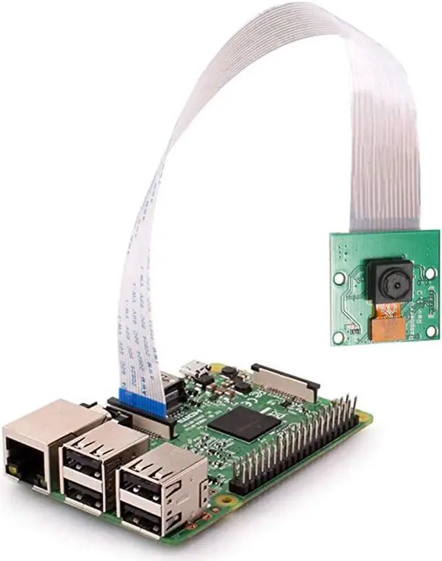 Alt view image 3 of 7 - Werleo Raspberry Pi 3B+ Camera 5 Megapixels 1080p Sensor OV5647 Mini Camera Video Module for Raspberry Pi Model A B B+ Pi 2 and Raspberry Pi 3 3B+