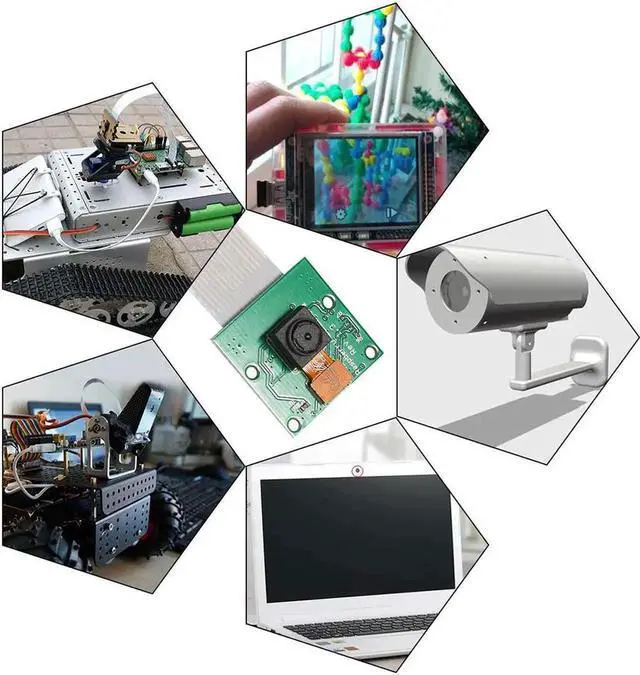 Alt view image 4 of 7 - Werleo Raspberry Pi 3B+ Camera 5 Megapixels 1080p Sensor OV5647 Mini Camera Video Module for Raspberry Pi Model A B B+ Pi 2 and Raspberry Pi 3 3B+