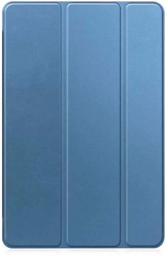 Alt view image 6 of 7 - Custer Case for Blackview Tab 7 WiFi / Tab 8 WiFi 10.1" Ultra-Thin PU-Leather Hard Shell Slim Translucent Frosted Hard Back Cover with Universal Stylus Pen Blue