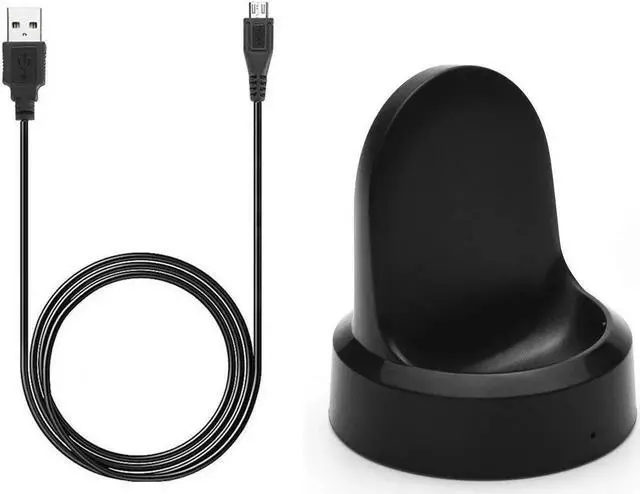 Alt view image 4 of 7 - Galaxy Gear S3 Charger Wireless Replacement Charger Charging Cradle Dock for Samsung Galaxy Gear S3 Classic / Frontier Smart Watch